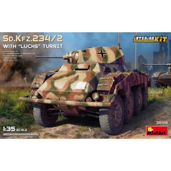 miniart Sd.Kfz.234/2 With 'Luchs' Turret Interior Kit 1/35 35416