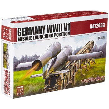model collect Germany WWII V1 Missile launching position 1+1 1/72 UA72033
