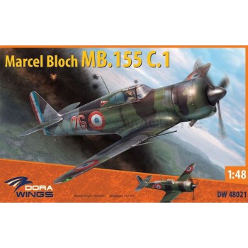 dora wing BLOCH MB.155 C.1 1/48 dw48021