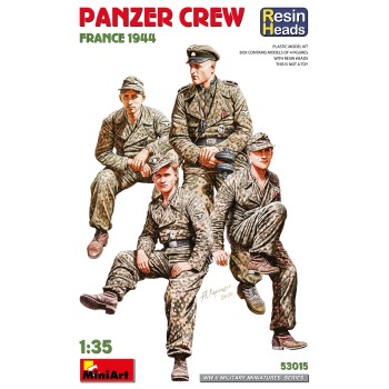 miniart PANZER CREW. FRANCE 1944. RESIN HEADS 1/35 53015