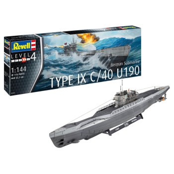 revell Sous-marin allemand Type IX C/40 (U190) 1/144 05167