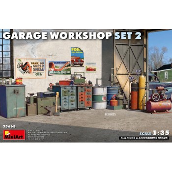 miniart Garage Workshop set 1/35 35668