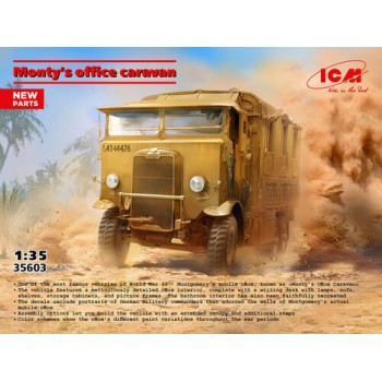 ICM Monty's Office Caravan 1/35 35603