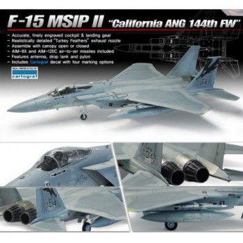 ACADEMY F-15 MSIP II 144th FW 1/72 12531