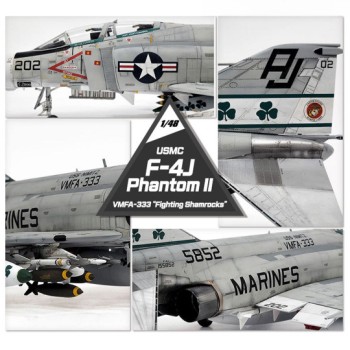 ACADEMY USMC F-4J Phantom II « VMFA-333 Fighting Shamrocks » 1/48 12356