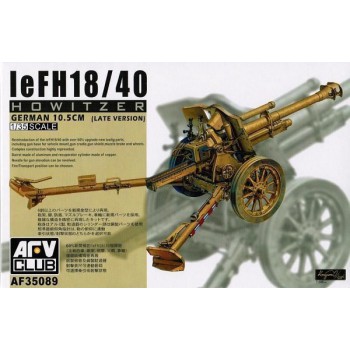AFV club CANON ALLEMAND LeFH18/40 Howitzer 10.5cm ( Fin De Série)1 /35 af35089
