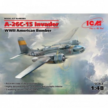 ICM A-26С-15 Invader, WWII American Bomber 1/48 48283