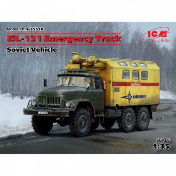 ICM Zil-131 Emergency Truck Soviet Vehicle 1/35 35518