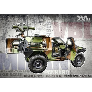 tiger model French Army 1987Present Vbl Milan AntiTank Missile Launcher 1/35 4618