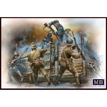 master box CORPS A CORPS DANS LES TRANCHEES 1917 - SERIE 1E GM 1/35 mb35116